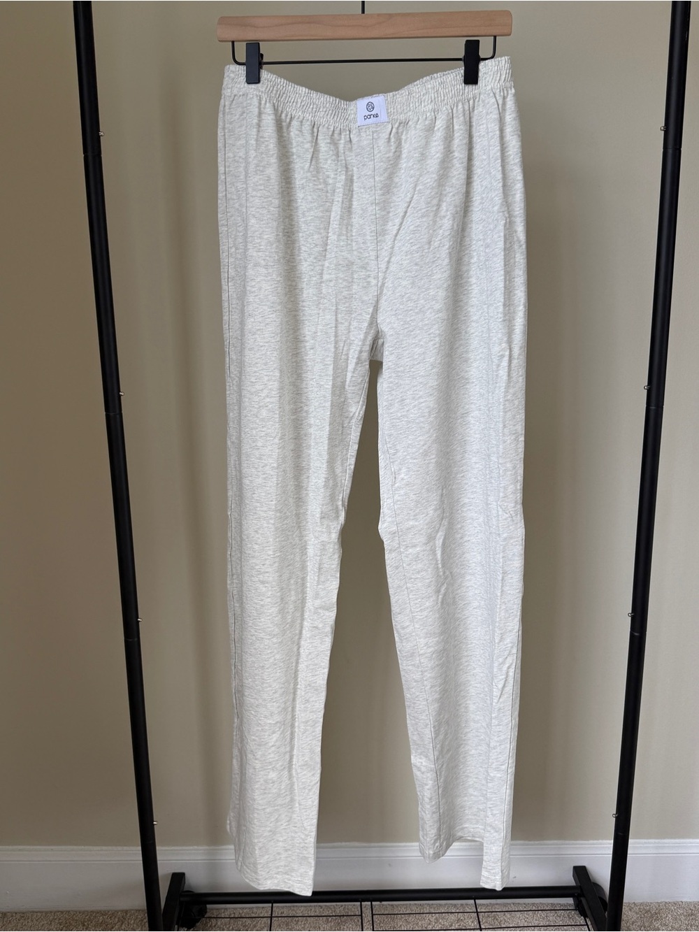 Parke Cotton Boxer Pants in Classic Grey